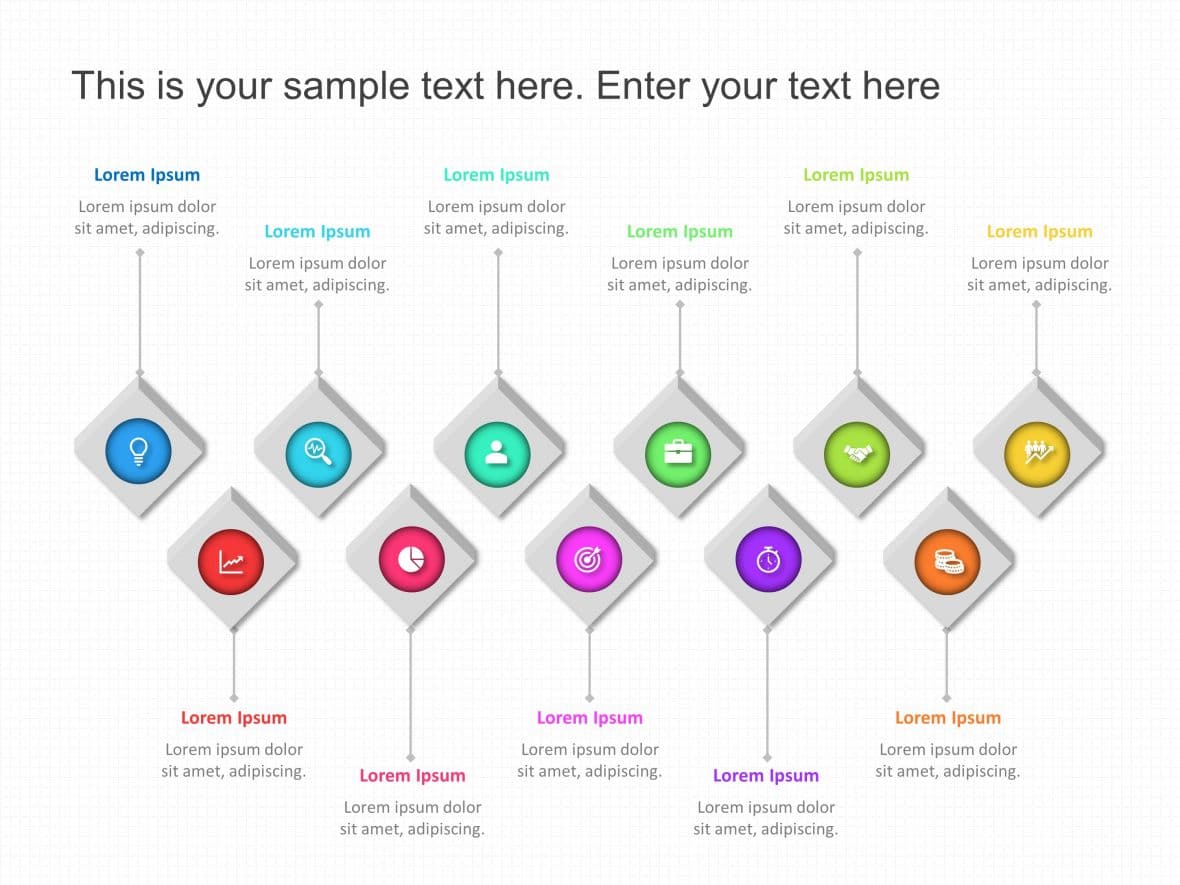 1112 Free Editable 11 Steps Templates For PowerPoint SlideUpLift