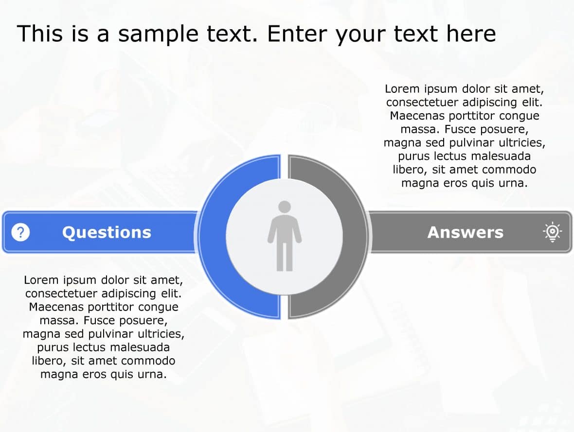 Question Answer Powerpoint Template Question Answer Templates