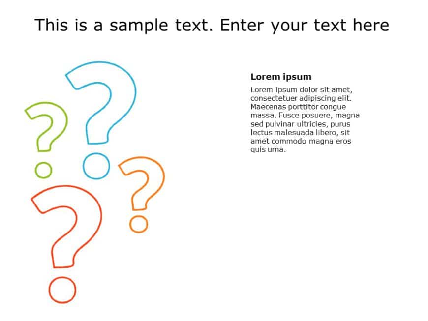 Editable FAQ Templates For PowerPoint SlideUpLift