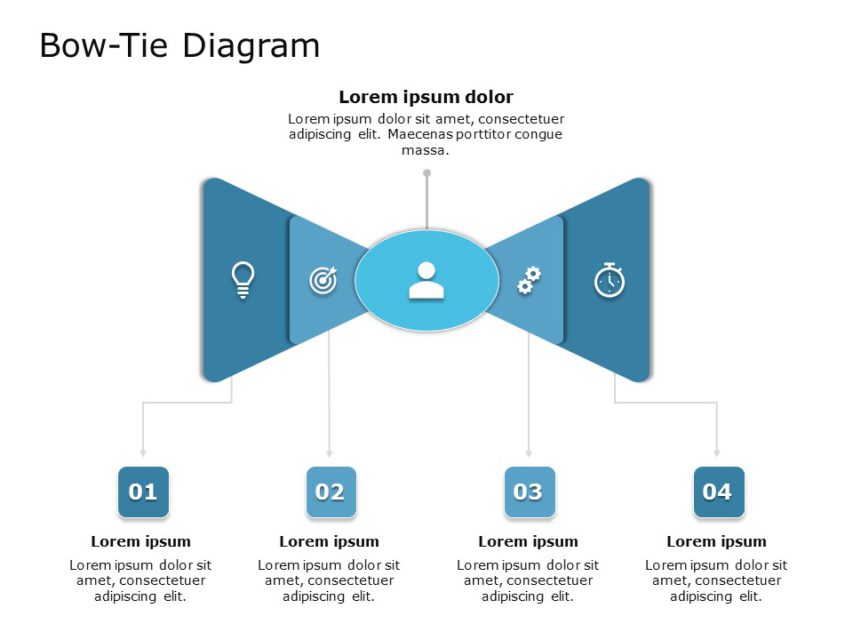 Bowtie 01 PowerPoint Template SlideUpLift