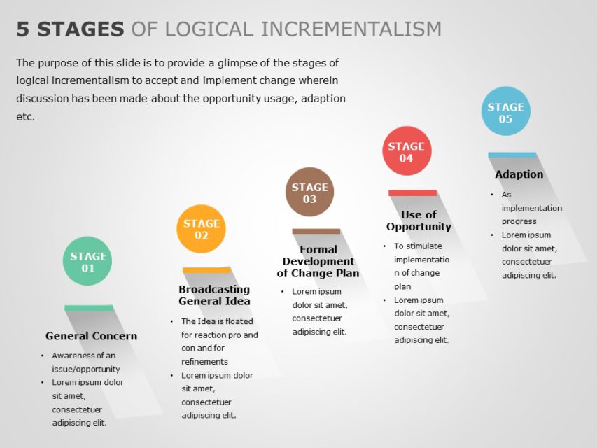 Incremental Changes Powerpoint Template Slideuplift