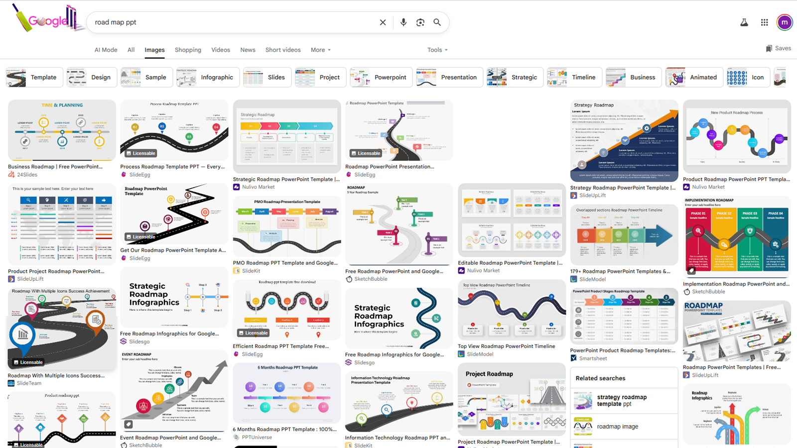 Google Images — road map ppt