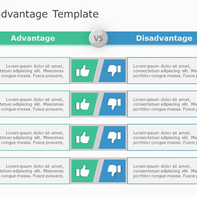 Positive Negative Neutral 04 PowerPoint Template