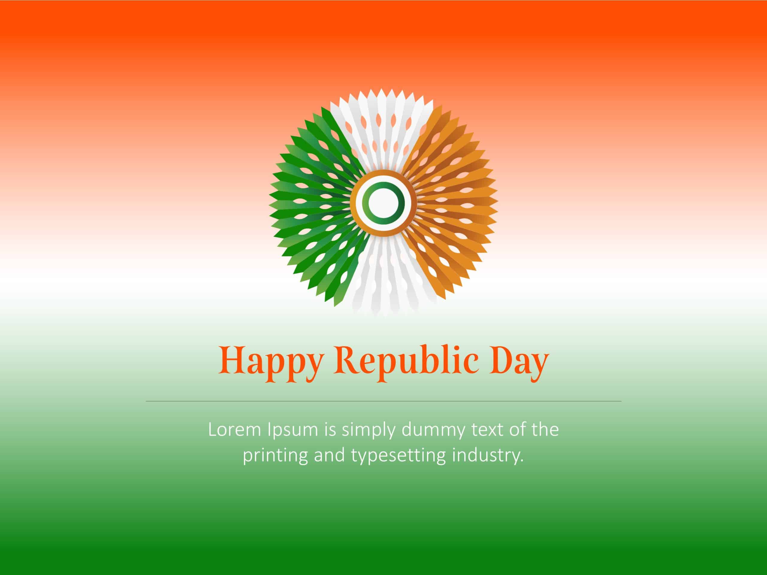 Animated Republic Day Cover Slide