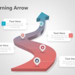 Arrow Roadmap PowerPoint Template & Google Slides Theme