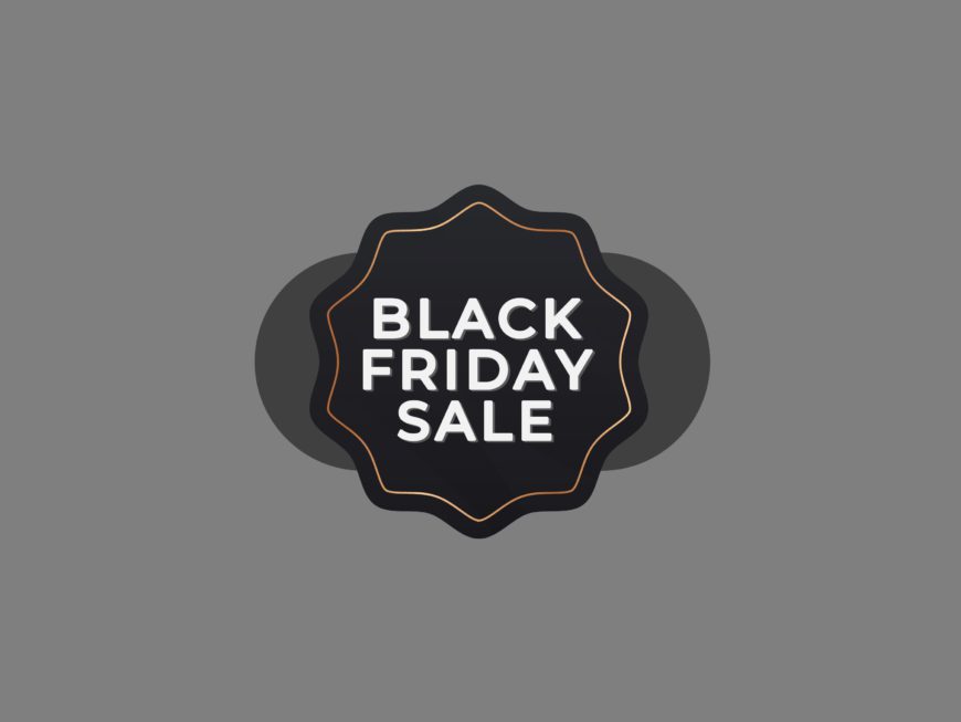 Black Friday Sale Banner PowerPoint Template