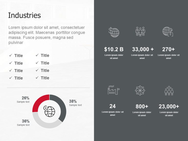 Free Company Info PowerPoint Template