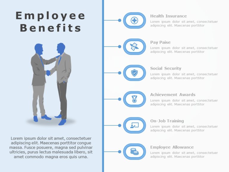Employee Benefits PowerPoint Template & Google Slides Theme
