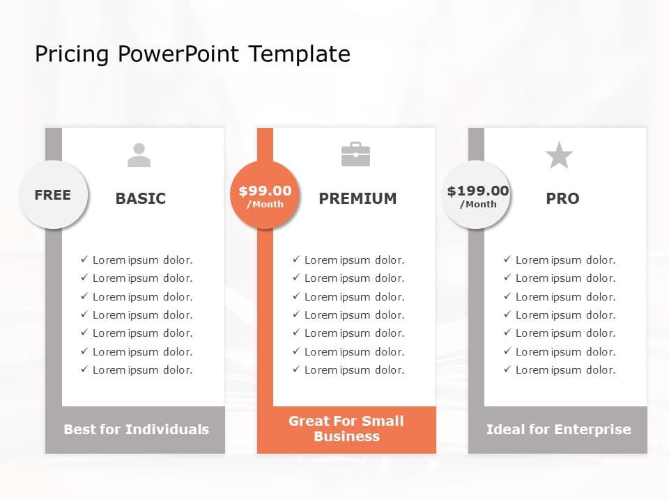 Product Pricing Strategy PowerPoint Template & Google Slides Theme