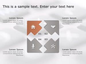 Input Output Arrows PowerPoint Template | SlideUpLift
