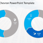 2 Circular Chevron PowerPoint Template & Google Slides Theme