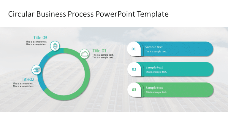 Circular Business Process PowerPoint Template & Google Slides Theme