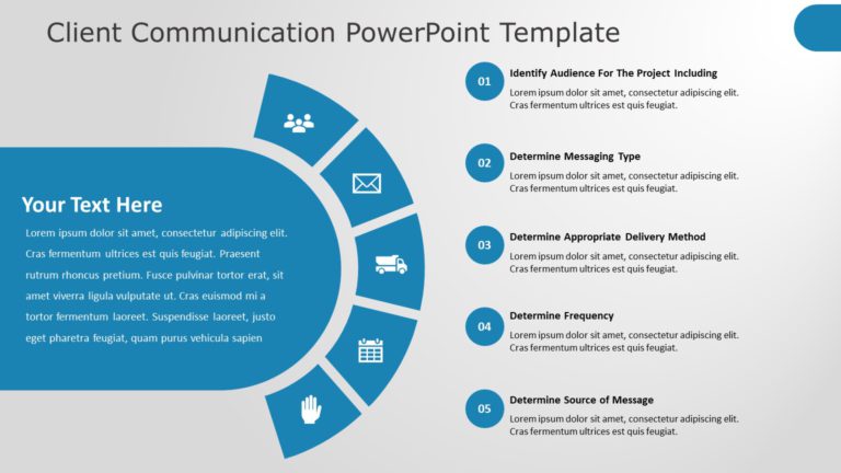 Client Communication 04 PowerPoint Template & Google Slides Theme