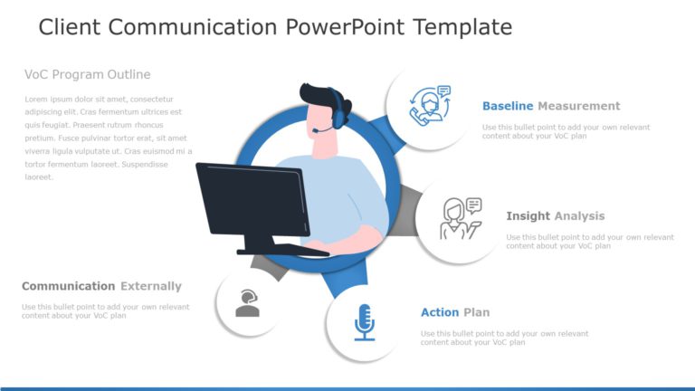 Client Communication 05 PowerPoint Template & Google Slides Theme