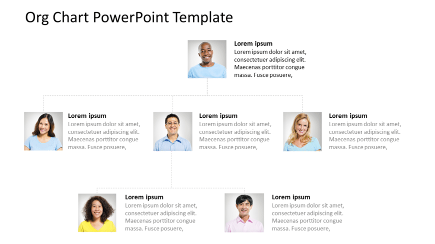 Org Chart 1 PowerPoint Template