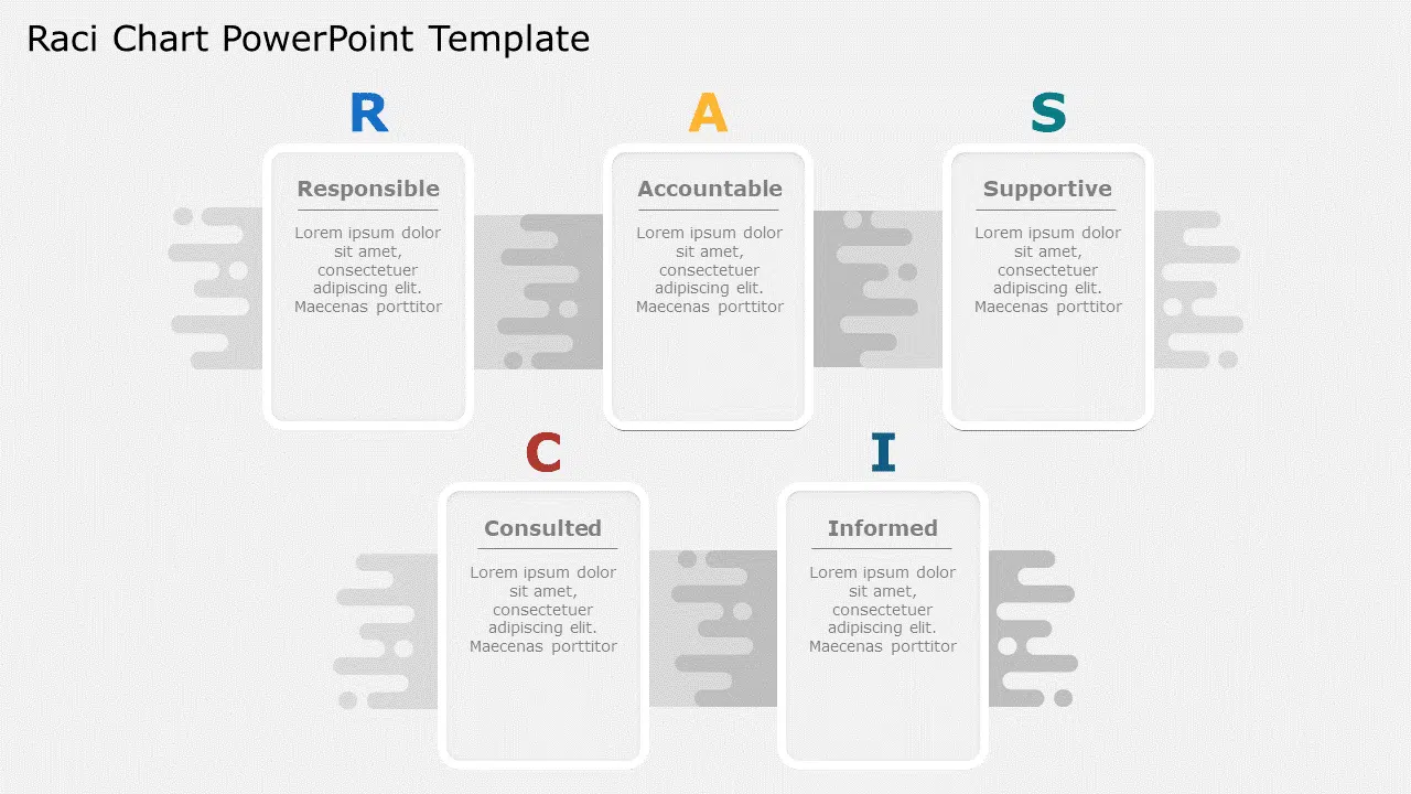 RACI Chart 05 PowerPoint Template & Google Slides Theme