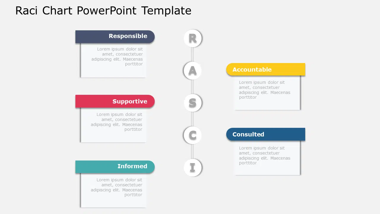 RACI Chart 08 PowerPoint Template & Google Slides Theme