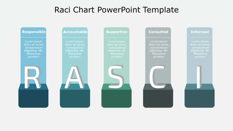 RACI Chart 10 PowerPoint Template & Google Slides Theme