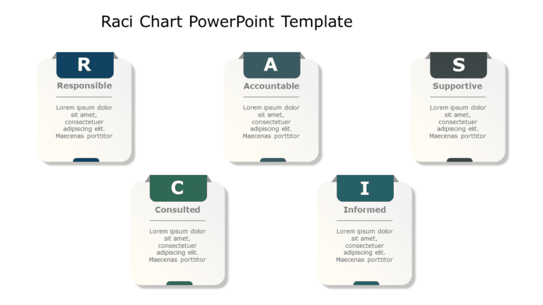 RACI Chart 11 PowerPoint Template & Google Slides Theme