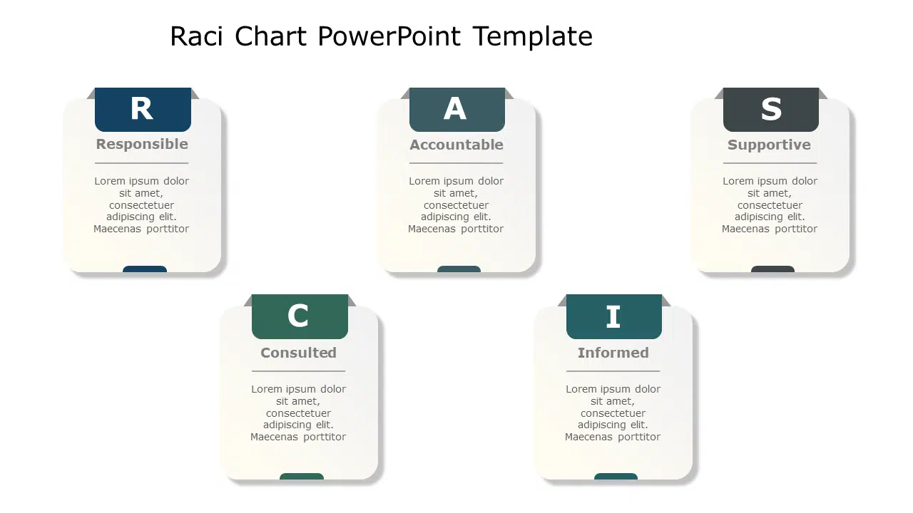 RACI Chart 11 PowerPoint Template & Google Slides Theme