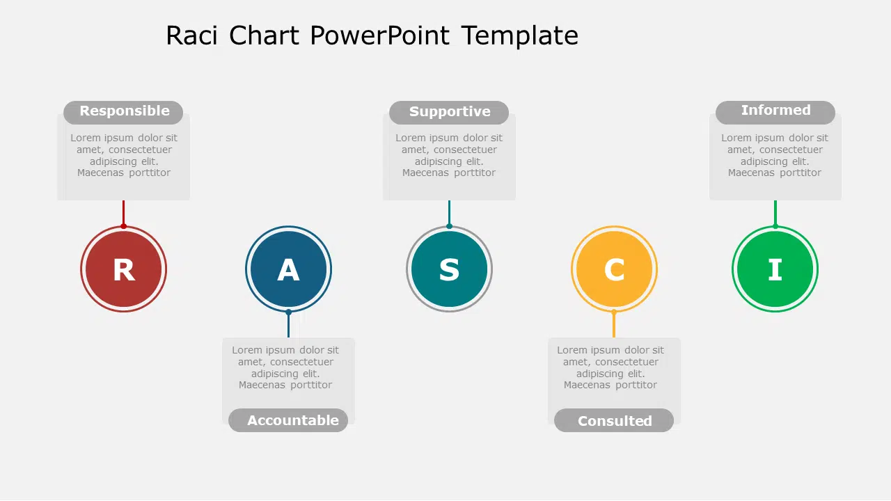 RACI Chart 12 PowerPoint Template & Google Slides Theme