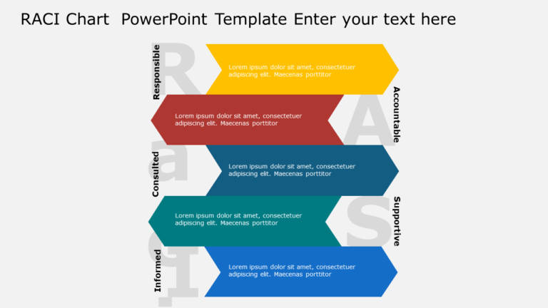 RACI Chart 15 PowerPoint Template & Google Slides Theme