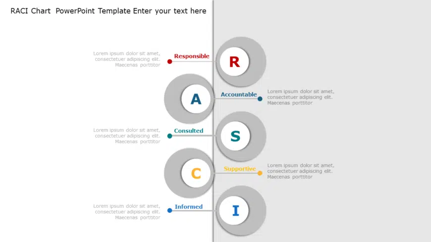 RACI Chart 18 PowerPoint Template