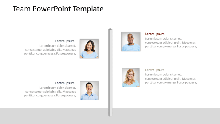 Team 5 PowerPoint Template & Google Slides Theme