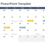 Calendar PowerPoint Template & Google Slides Theme