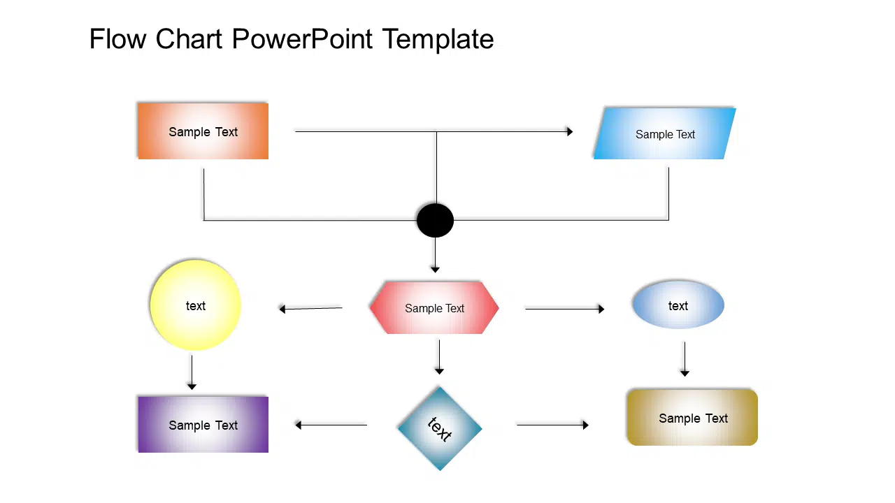 Flow Chart 2 PowerPoint Template & Google Slides Theme