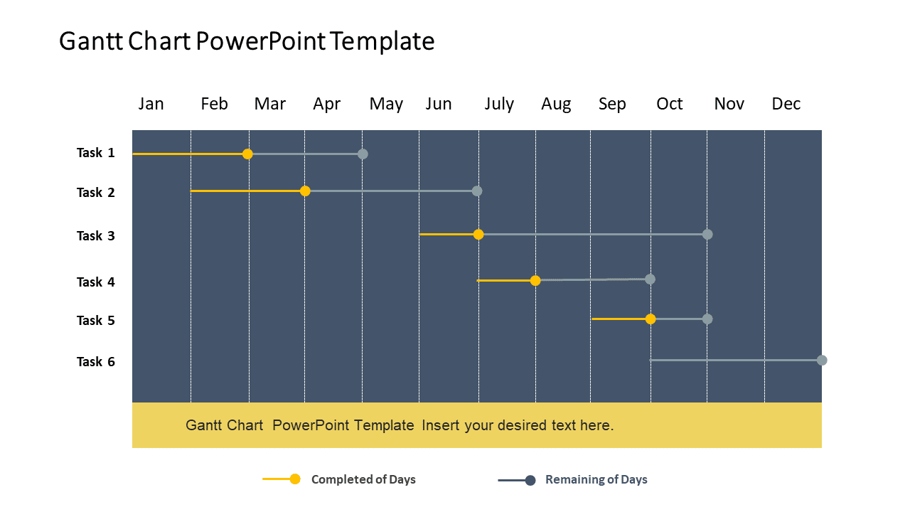 Gantt Chart 1 PowerPoint Template & Google Slides Theme