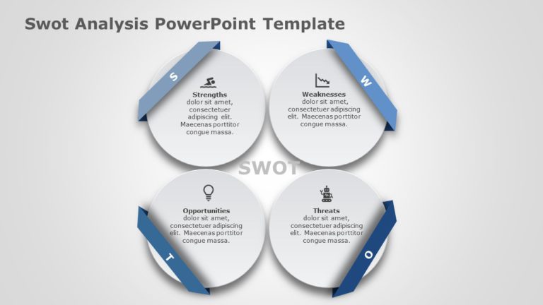 SWOT Analysis 105 PowerPoint Template & Google Slides Theme