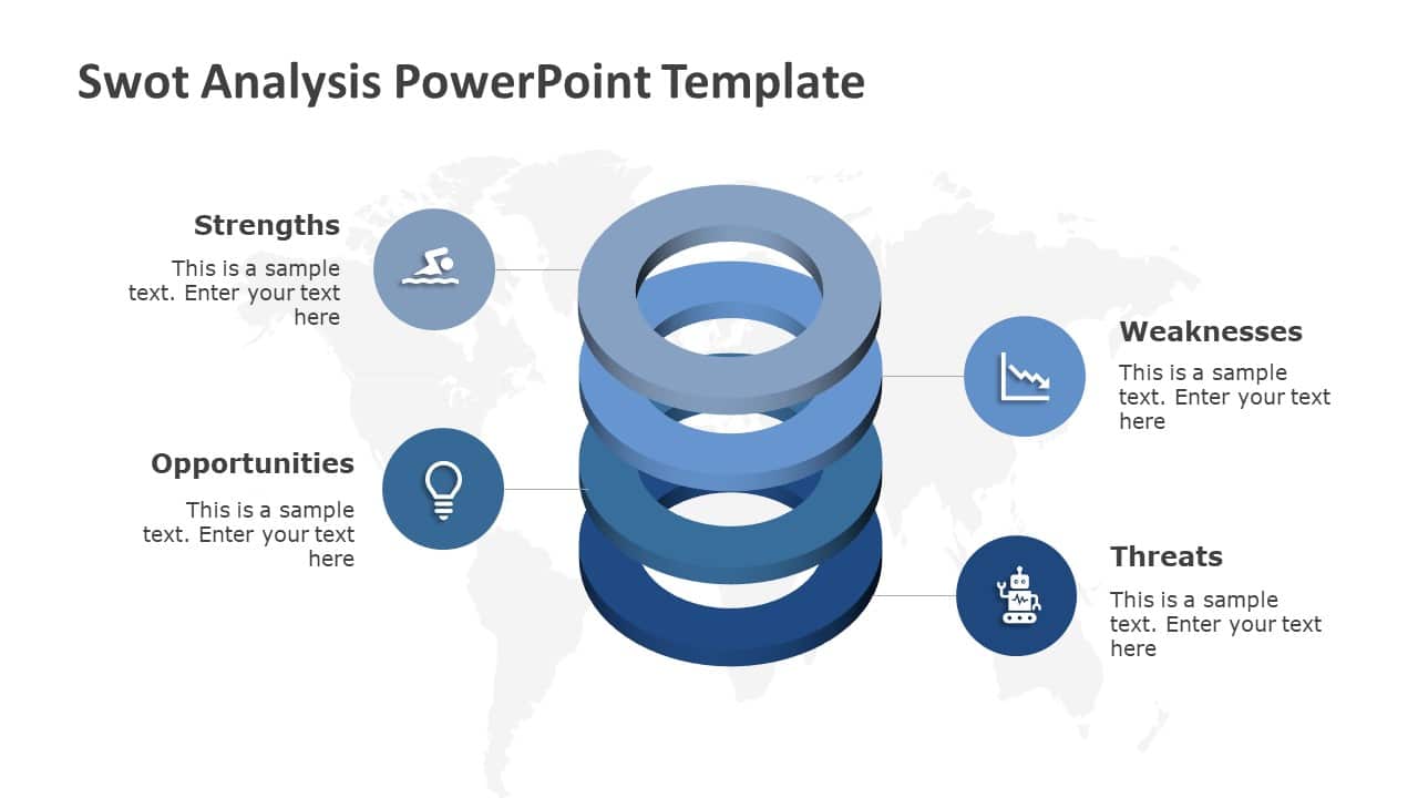 SWOT Analysis 107 PowerPoint Template & Google Slides Theme