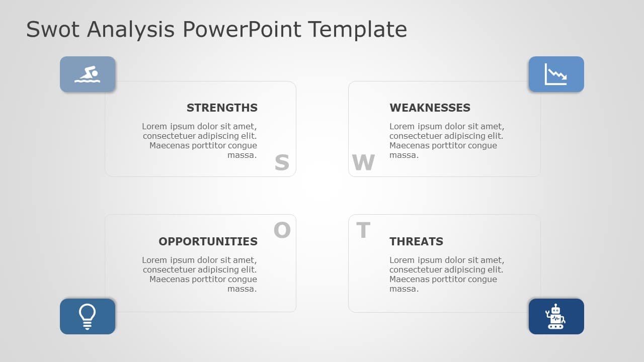 SWOT Analysis 110 PowerPoint Template & Google Slides Theme