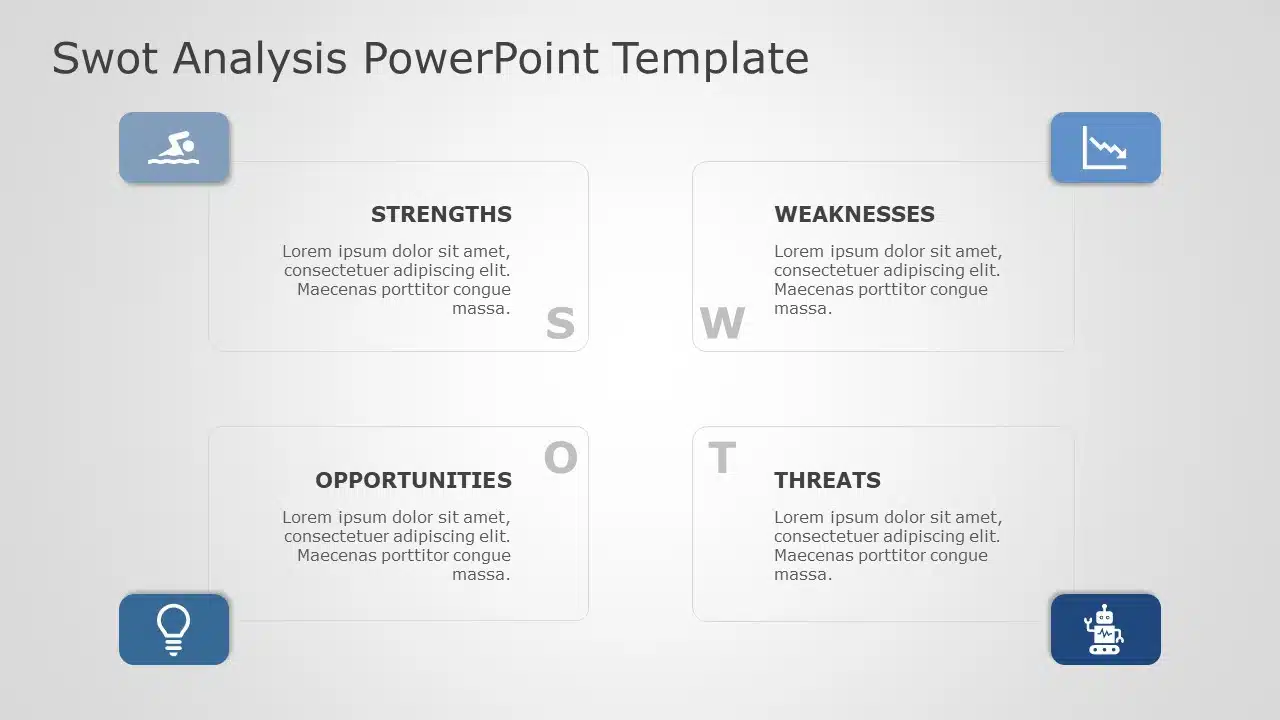 SWOT Analysis 110 PowerPoint Template & Google Slides Theme