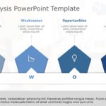 SWOT Analysis 128 PowerPoint Template & Google Slides Theme
