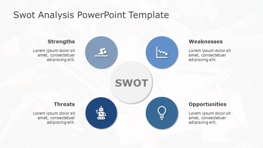 SWOT Analysis 133 PowerPoint Template