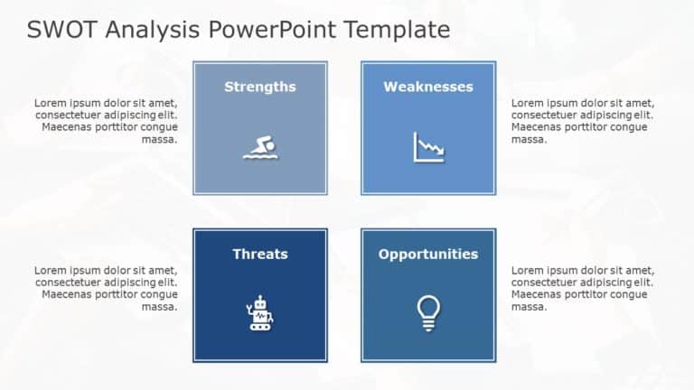 SWOT Analysis 109 PowerPoint Template & Google Slides Theme