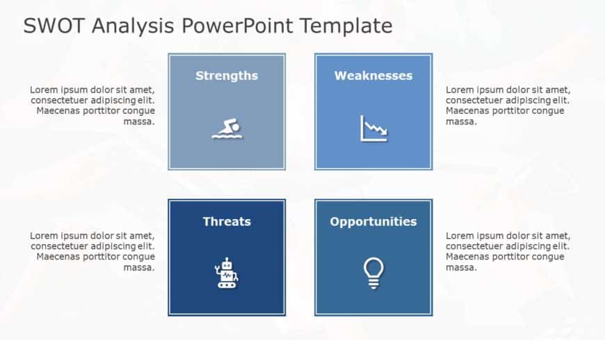 SWOT Analysis 109 PowerPoint Template