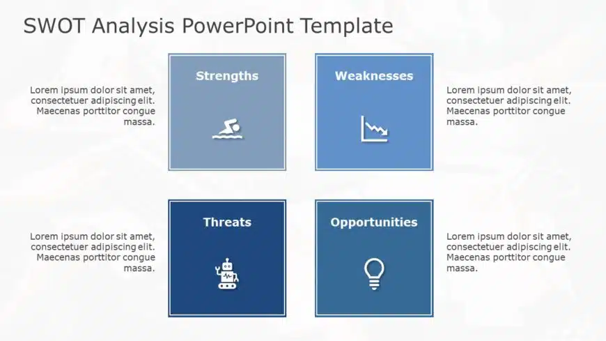 SWOT Analysis 109 PowerPoint Template