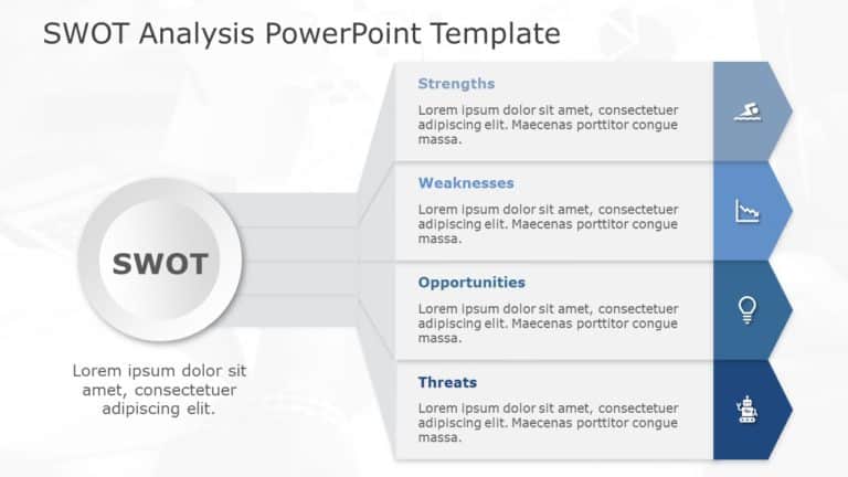 SWOT Analysis 114 PowerPoint Template & Google Slides Theme