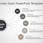 5 Steps Business Goals PowerPoint Template & Google Slides Theme