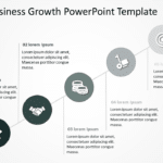 5 Steps Business Growth PowerPoint Template & Google Slides Theme