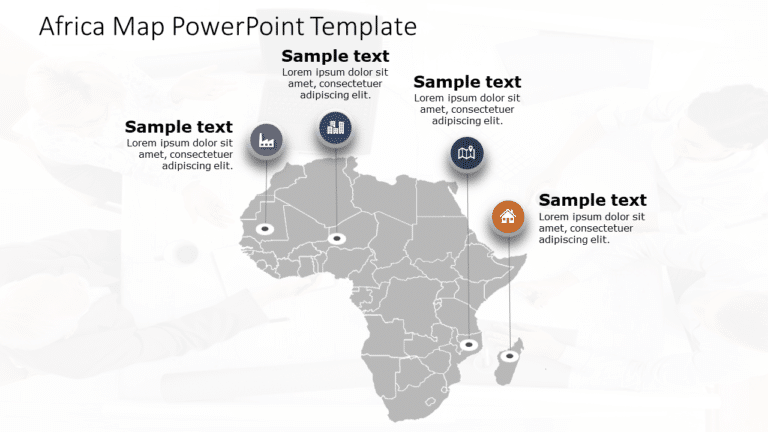 Africa Map 2 PowerPoint Template & Google Slides Theme