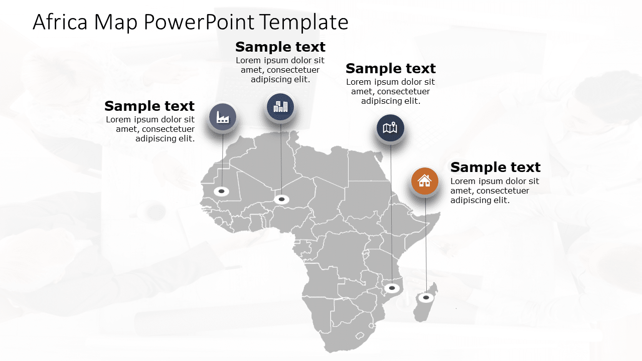 Africa Map 2 PowerPoint Template & Google Slides Theme