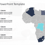 Africa Map 6 PowerPoint Template & Google Slides Theme