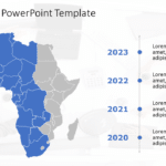 Africa Map 7 PowerPoint Template & Google Slides Theme