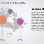 Canada Map 3 PowerPoint Template & Google Slides Theme