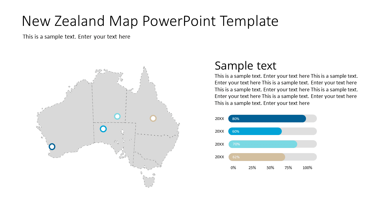 New Zealand Map PowerPoint Template & Google Slides Theme
