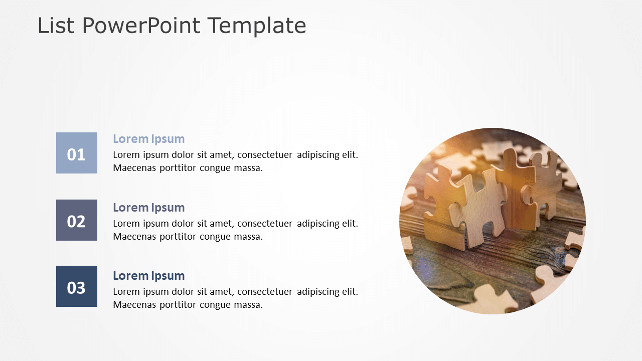 PowerPoint List 12 PowerPoint Template & Google Slides Theme